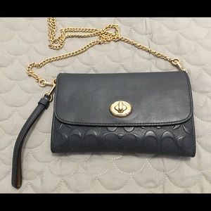 Navy Blue Coach Crossbody